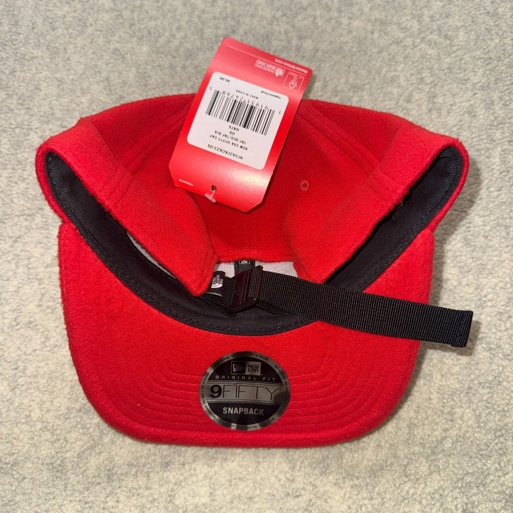 NWT The North Face New Era 9FIFTY Snapback Hat Unisex Red Original‎ Fit One Size